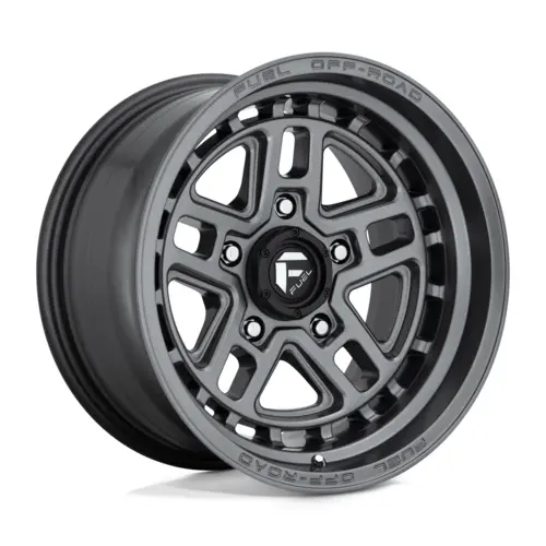 Fuel 1Pc D668 Nitro Matt Gun Metal 17X9 4X4 1