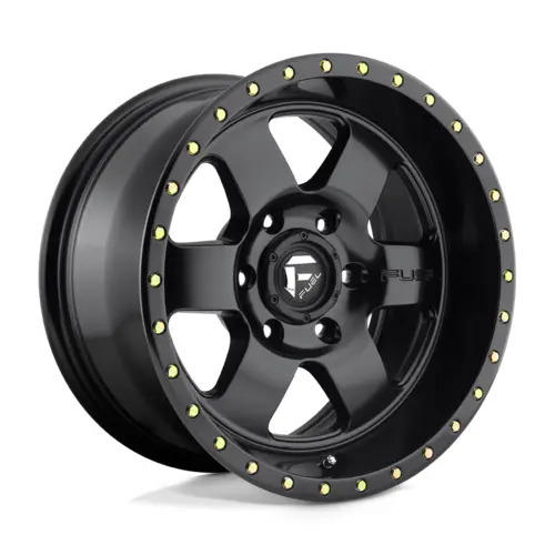 Fuel 1Pc D617 Podium Matt Black 17X9 4X4 1