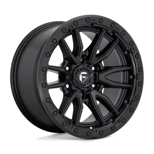 Fuel 1Pc D679 Rebel Matt Black 22X12 4X4 1