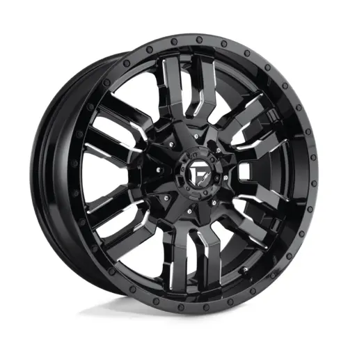 Fuel 1Pc D595 Sledge Gloss Black 22X10 4X4 1