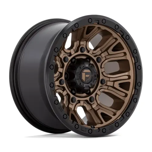 Fuel 1Pc D826 Traction Matt Bronze Black Ring 17X9 4X4 1