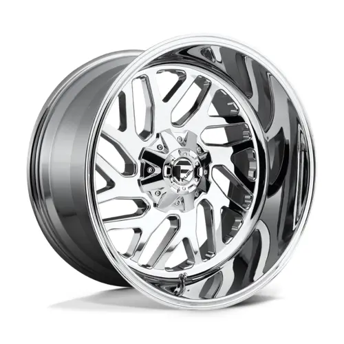 Fuel 1Pc D609 Triton Chrome Plated 22X12 4X4 1