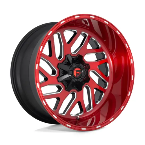 Fuel 1Pc D691 Triton Candy Red Milled 20X10 4X4 1