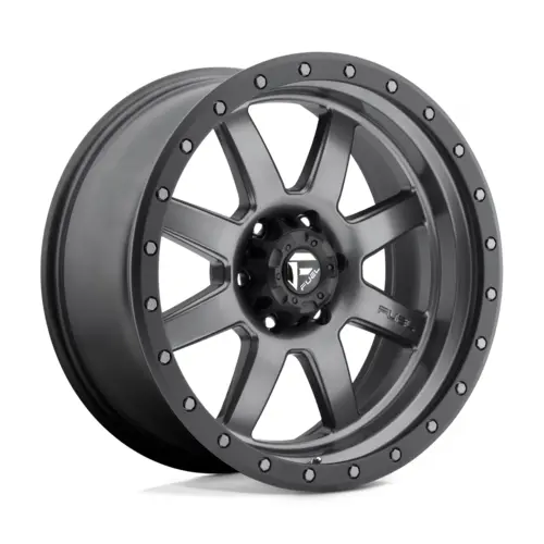 Fuel 1Pc D552 Trophy Matt Gun Metal Black Bead Ring 17X8.5 4X4 1