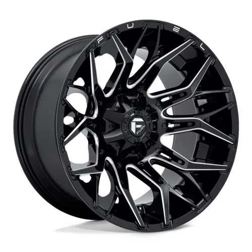 Fuel 1Pc D769 Twitch Gloss Black Milled 20X9 4X4 1