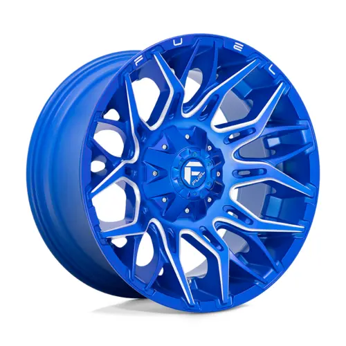 Fuel 1Pc D770 Twitch Anodized Blue Milled 20X9 4X4 1