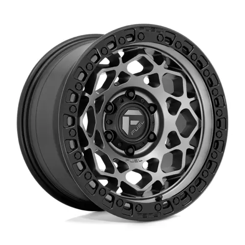 Fuel 1Pc D784 Unit Gun Metal Matt Black Ring  17X9 4X4 1