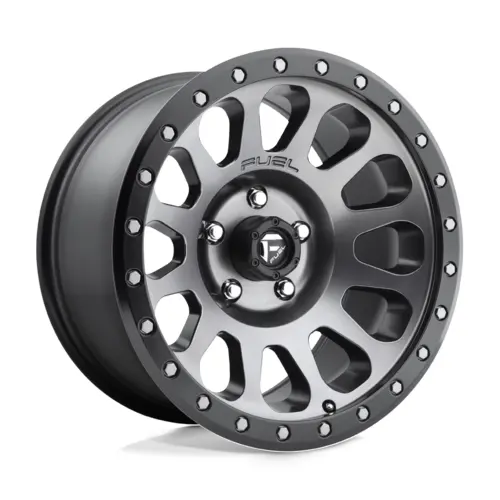 Fuel 1Pc D601 Vector Matt Gun Mettal 17X9 4X4 1