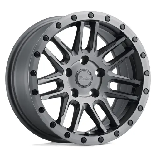 Black Rhino Arches Matte Brushed Gun Metal Black Bolts 15*7  4*4 1