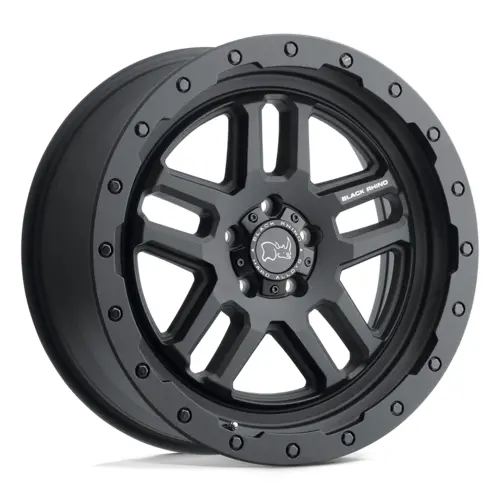 Black Rhino Barstow Textured Matte Black 17*8  4*4 1