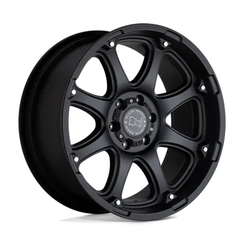 Black Rhino Glamis Matt Black 17*9  4*4 1