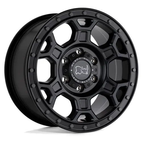 Black Rhino Midhill Matt Black Gun Metal Bolts 16*8 4*4 1