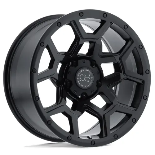 Black Rhino Overland Matt Black 18*8 4*4 1