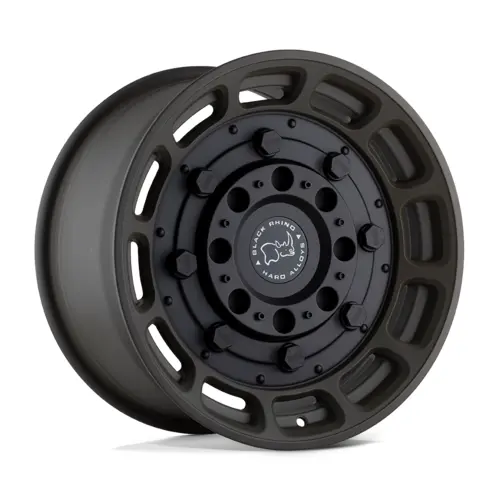 Black Rhino Warthog Matt Olive Dab Green Black Center 17*8.5 4*4 1