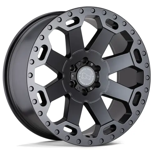 Black Rhino Warlord Matt Gunmetal 17*9 4*4 1