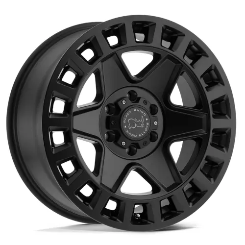 Black Rhino York Matt Black 17*8 4*4 1