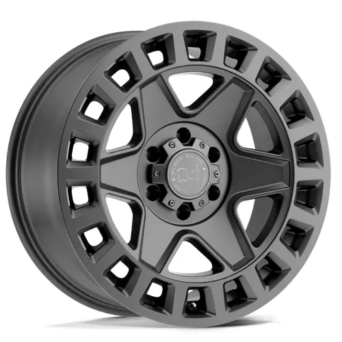 Black Rhino York Matt Gun Metal 17*8 4*4 1
