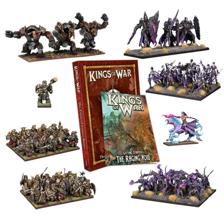 Kings Of War The Raging Void - Tk Vs Abyssal Dwarfs 2-Player Set Mgkwm121 1