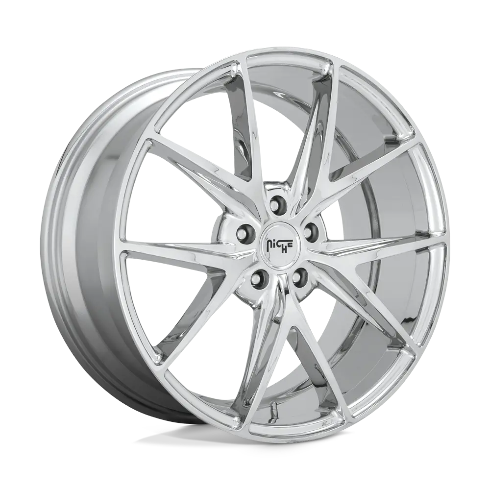 20x9 Inch Chrome Alloy Wheel – 35mm Offset, Single Piece