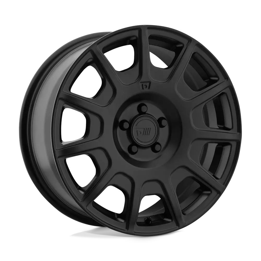 Motegi 17x7.5-Inch Satin Black Alloy Wheel with 40mm Offset