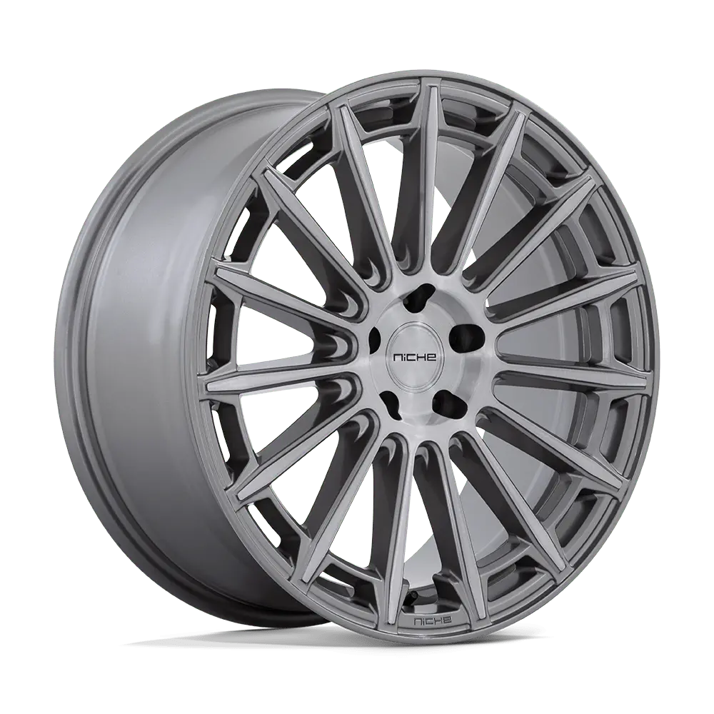 20x9 Inch Platinum-Finish 35mm Offset Alloy Wheel – Single Piece