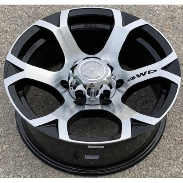 Replica 4X4 710 Black Polish 16*8 1