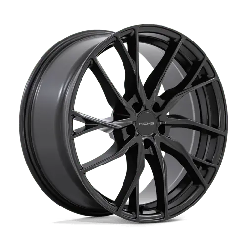 20x9 Matte Black Alloy Wheel – 35mm Offset, Single Piece Niche Design