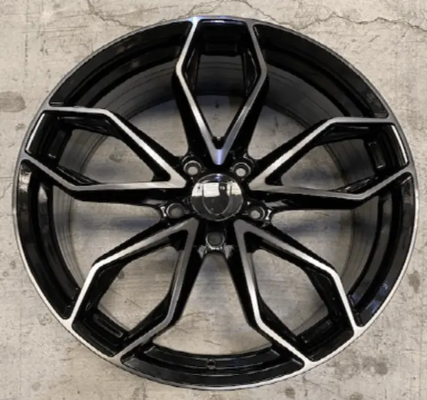 Replica For Porsche 104 Black Polish 21*9.5 1