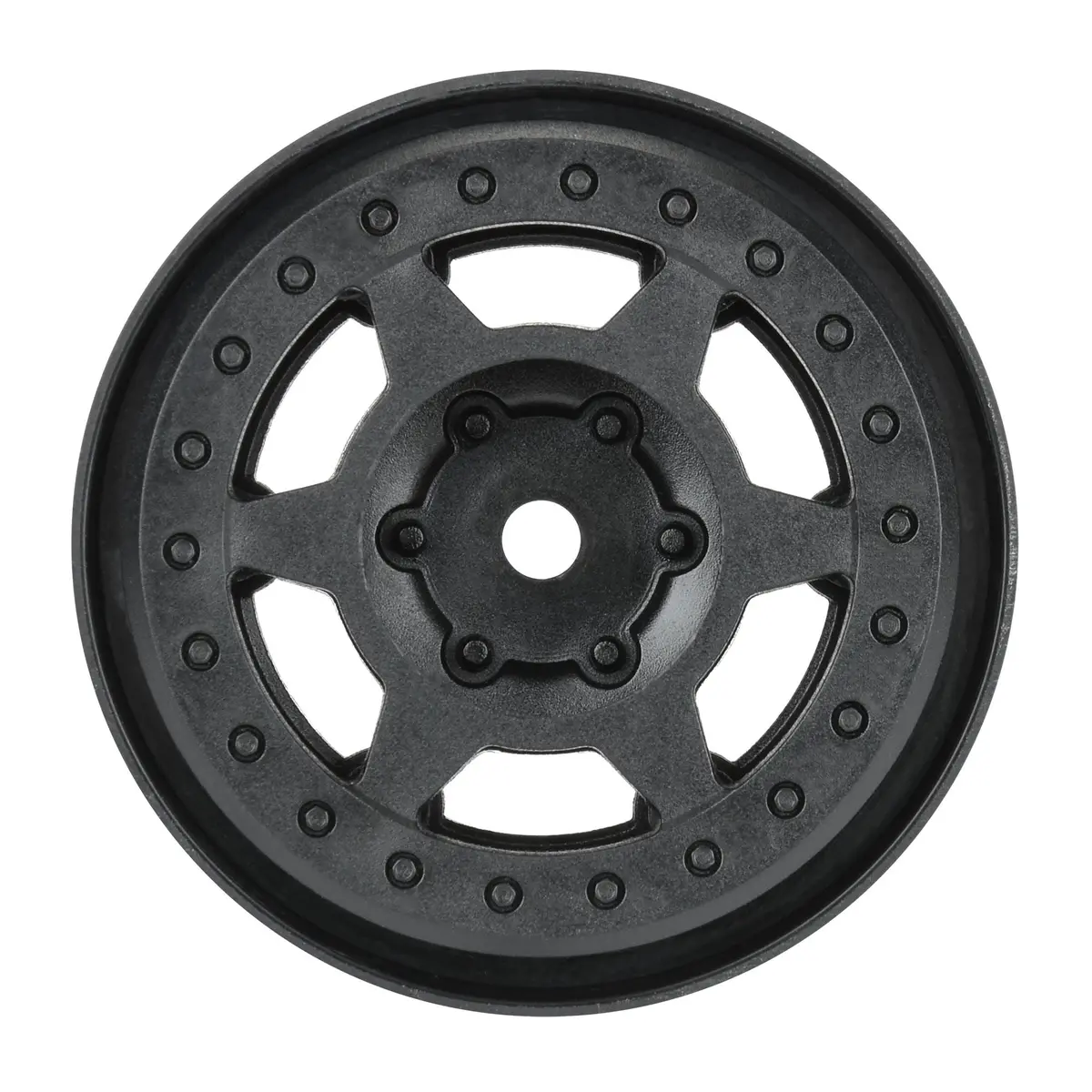 1/10 Holcomb F/R 1.55" 12Mm Crawler Bead-Loc Wheels (2) Black Pro284200 1