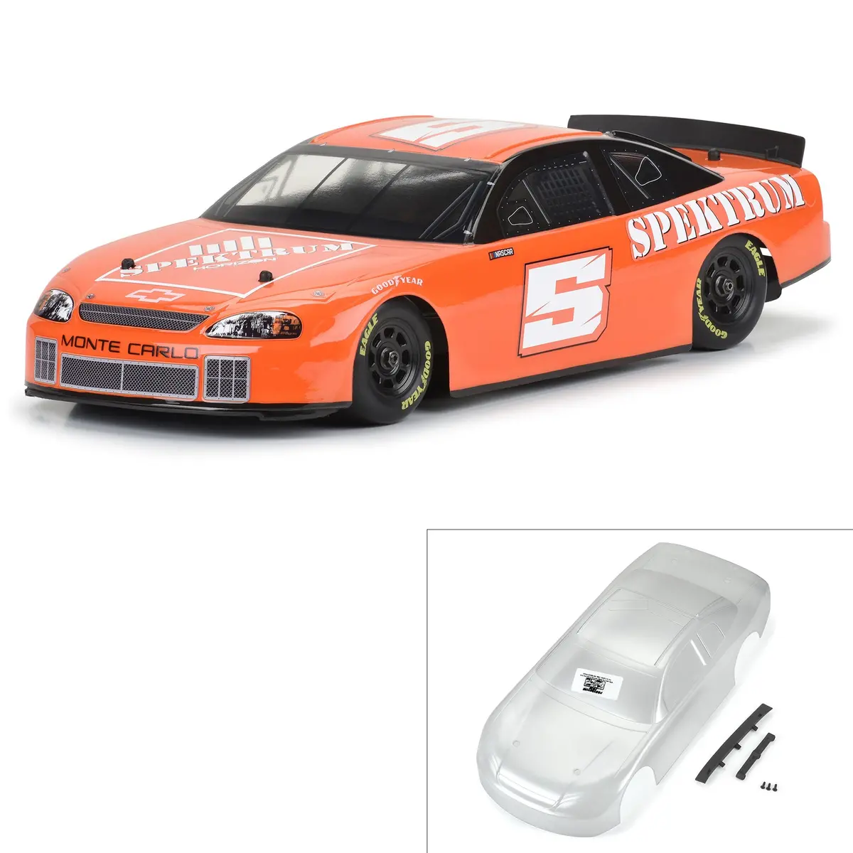 Pro-Line Racing 1/12 Pre-Cut 1996 Chevy Monte Carlo Clear Body: Losi Nascar Pro371317 1