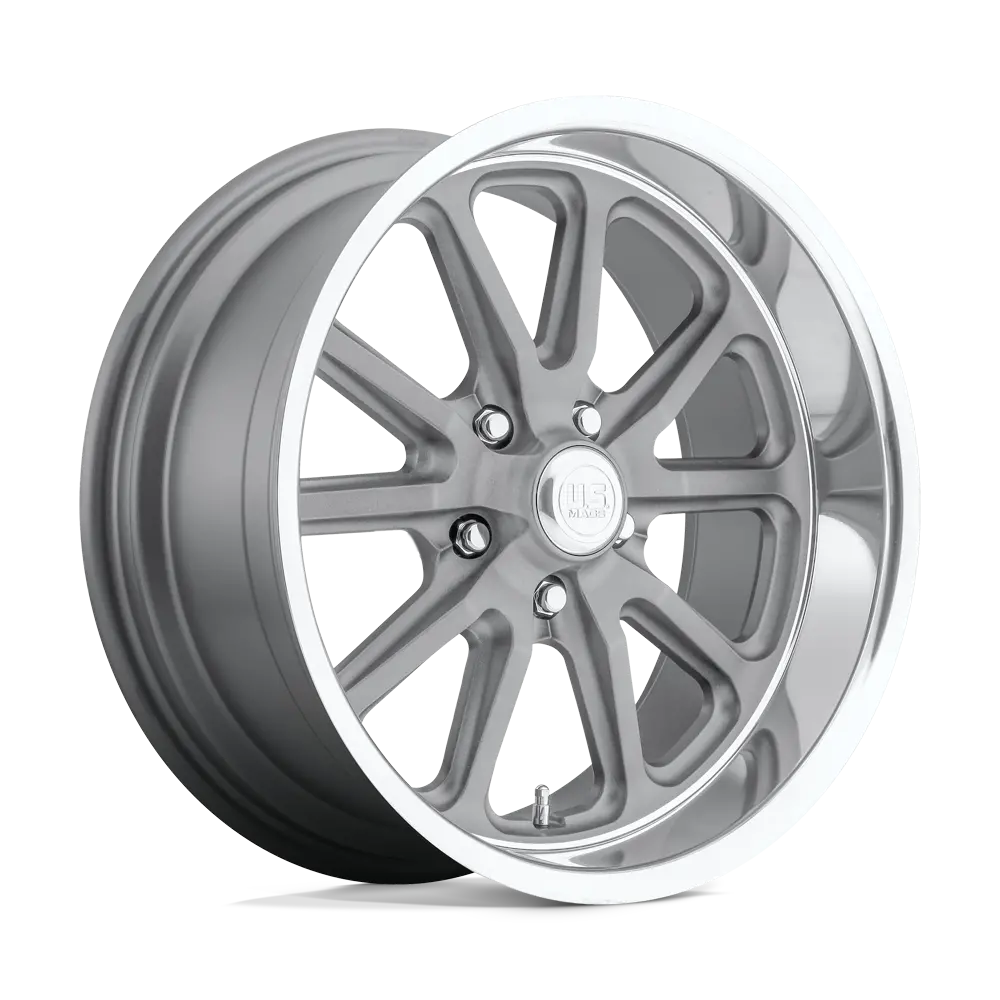 20x8.5-Inch Matte Gunmetal Wheel with Machined Face and 32mm Offset