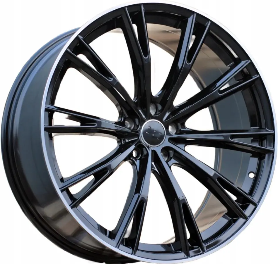 Replica For Audi 028 Gloss Black Polished Lip 19*8,5 1