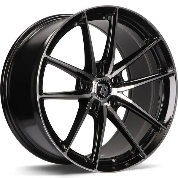 79Wheels Scf-A Black Polished Face 18*8 1