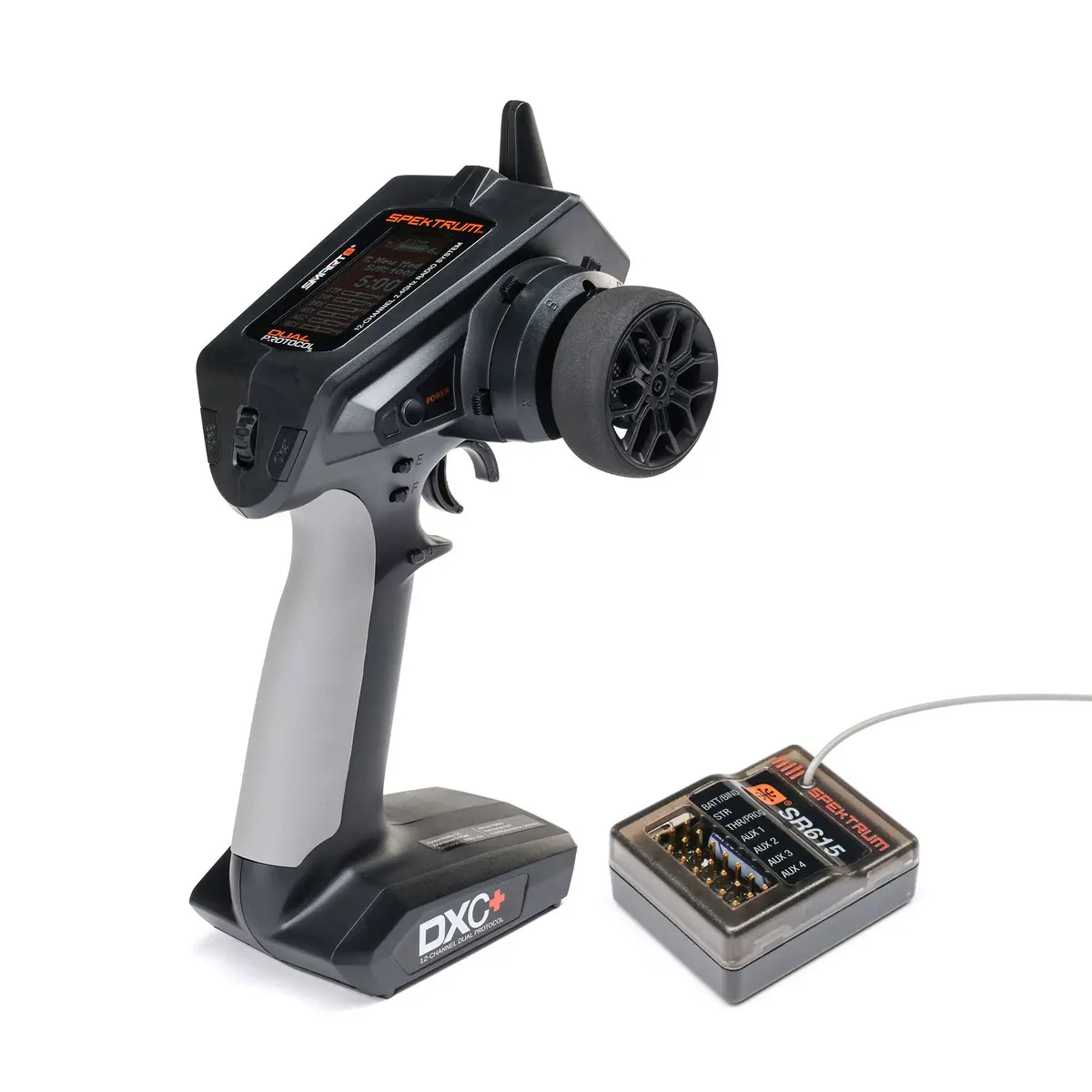Dxc+ 12-Channel Dsmr+ Transmitter With Sr615 Receiver Spm6130 1