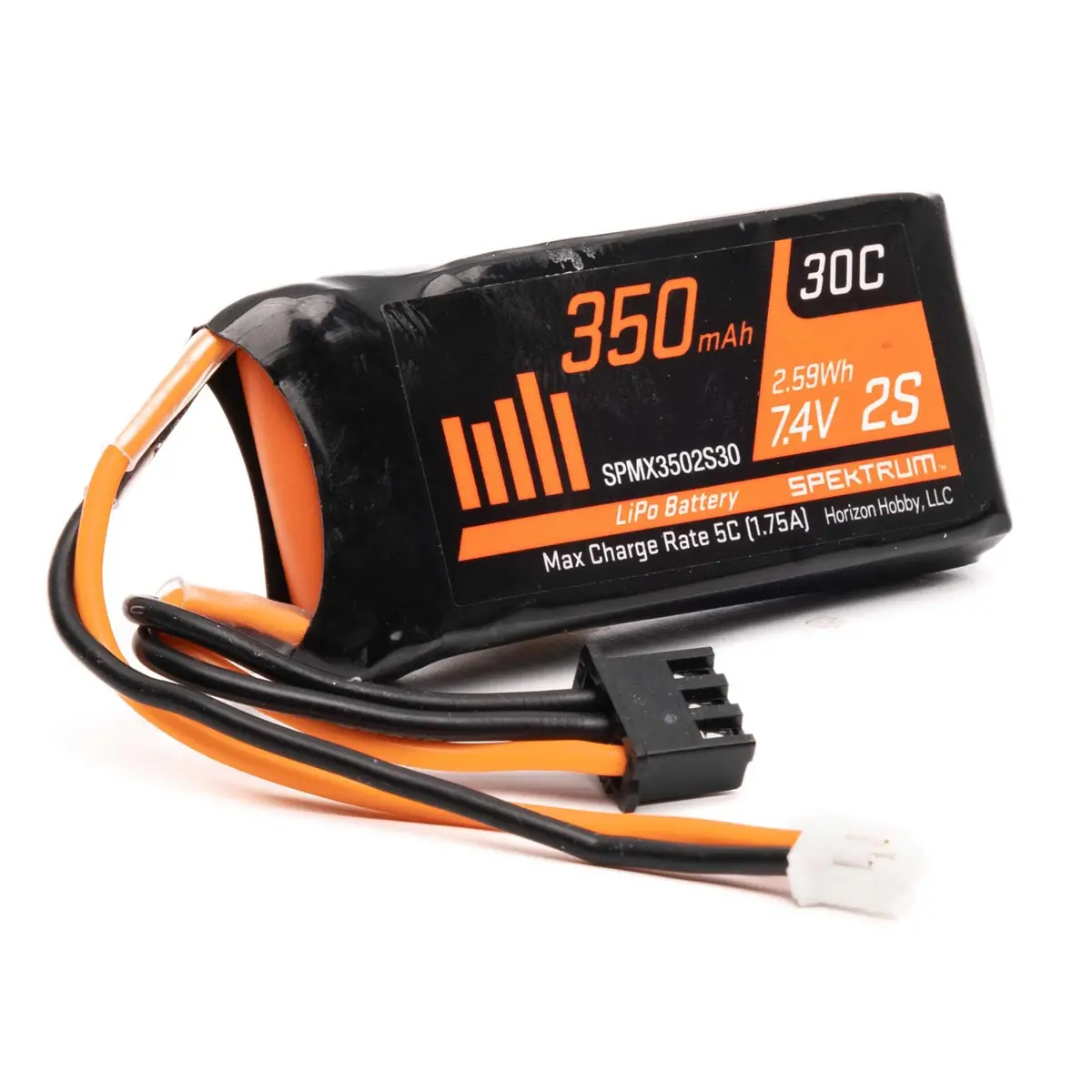 350Mah 2S 7.4V Lipo W/ Ph2.0 2Pin Power Connector 1