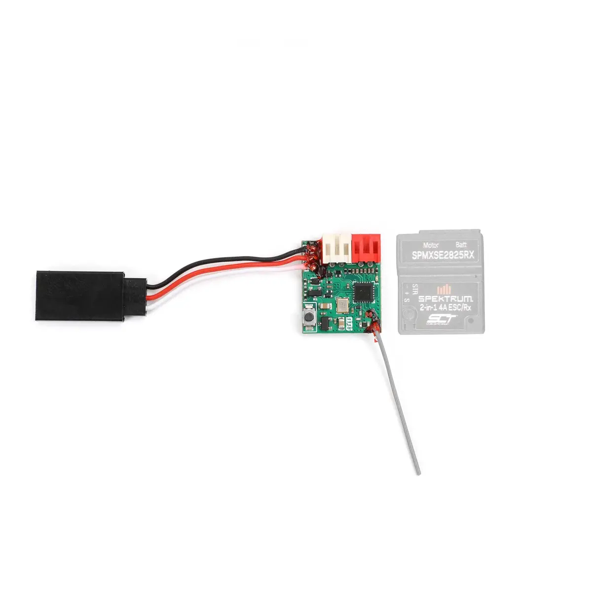 Spektrum 2N1 10A Slt Rx / Brushed Esc Micro-B Spmxse2825rx 1