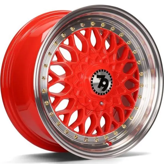 79Wheels Sv-E Red Polished Lip 16*7 1