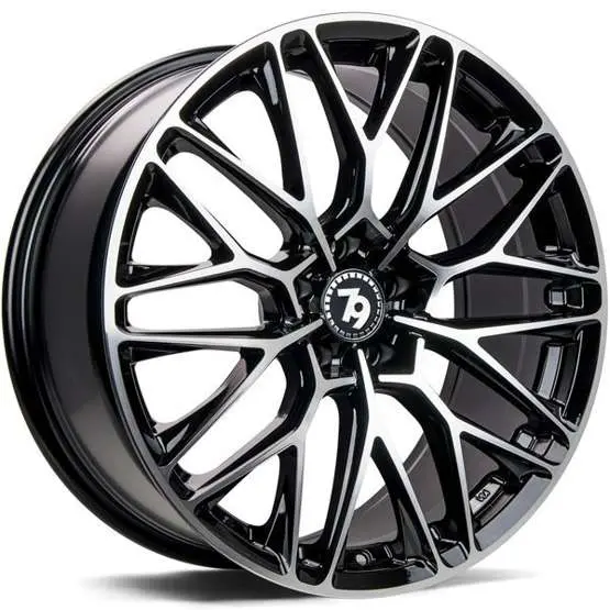 79Wheels Sv-P Black Polished Face 19*8.5 1