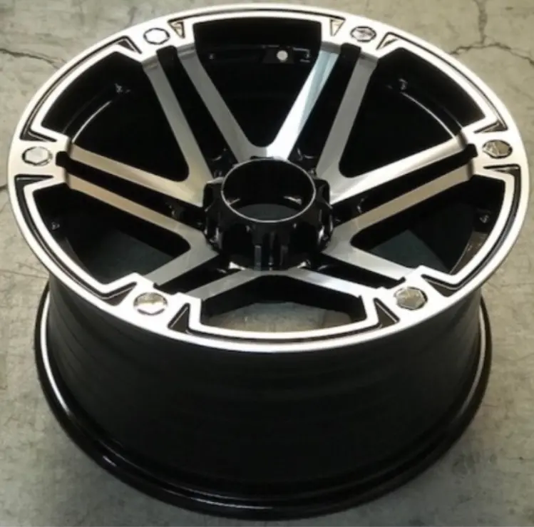 Replica 4X4 665 Black Polish 18*9 1