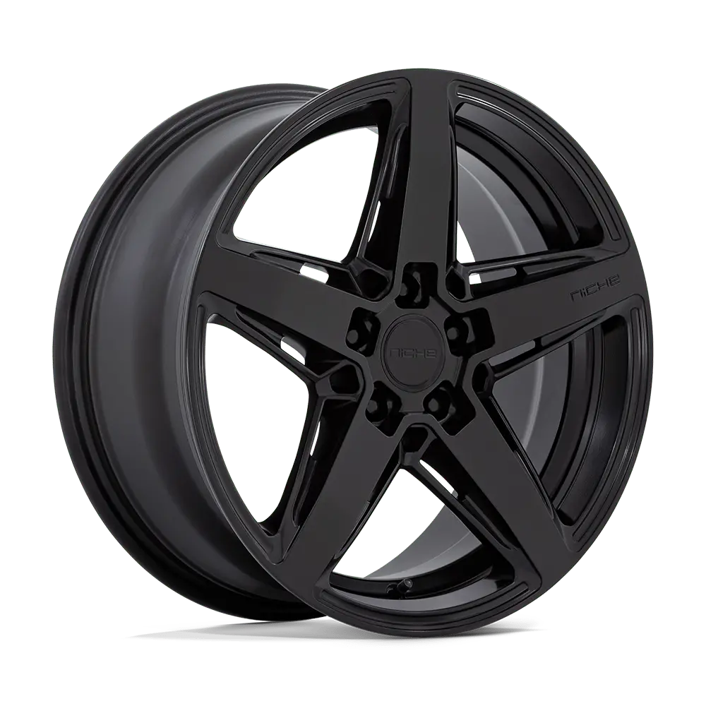18x8 Matte Black Alloy Wheel – 40mm Offset, Single Piece