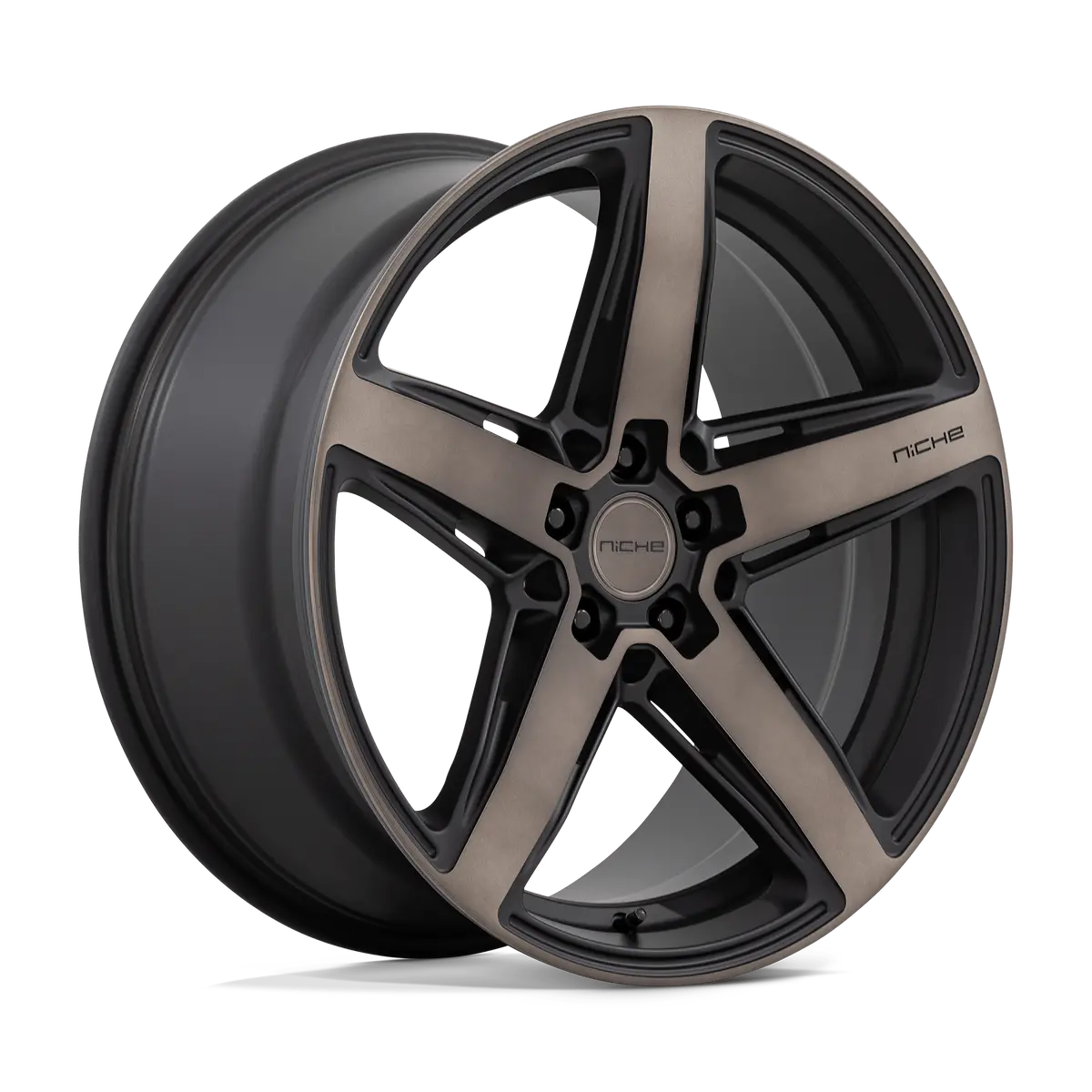 20x9 Matte Black Alloy Wheel with Dual Dark Tint Finish and 35mm Offset
