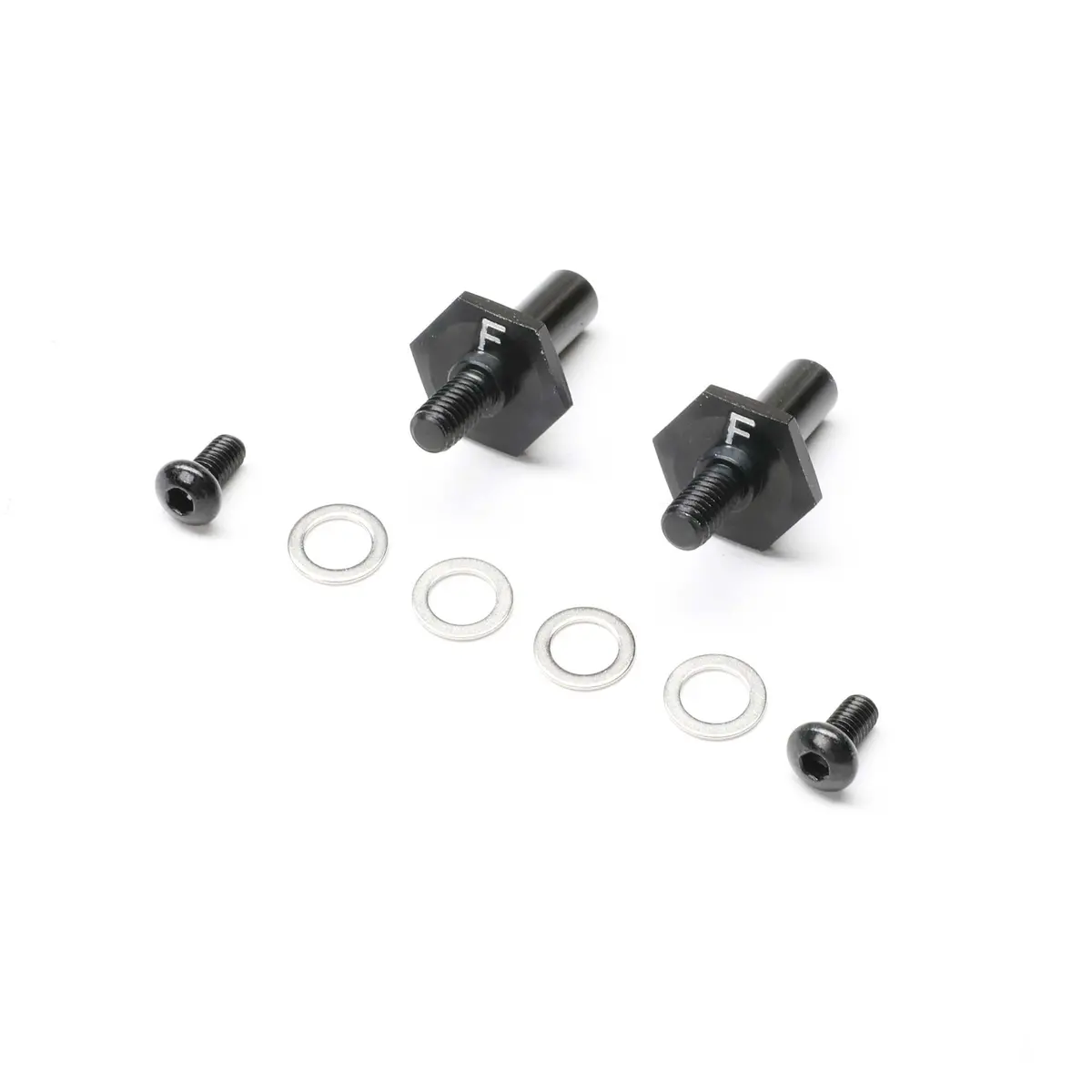 Team Losi Racing Front Axle Set, Aluminum, Black, 12Mm: 22S Sprint Tlr-1054 1