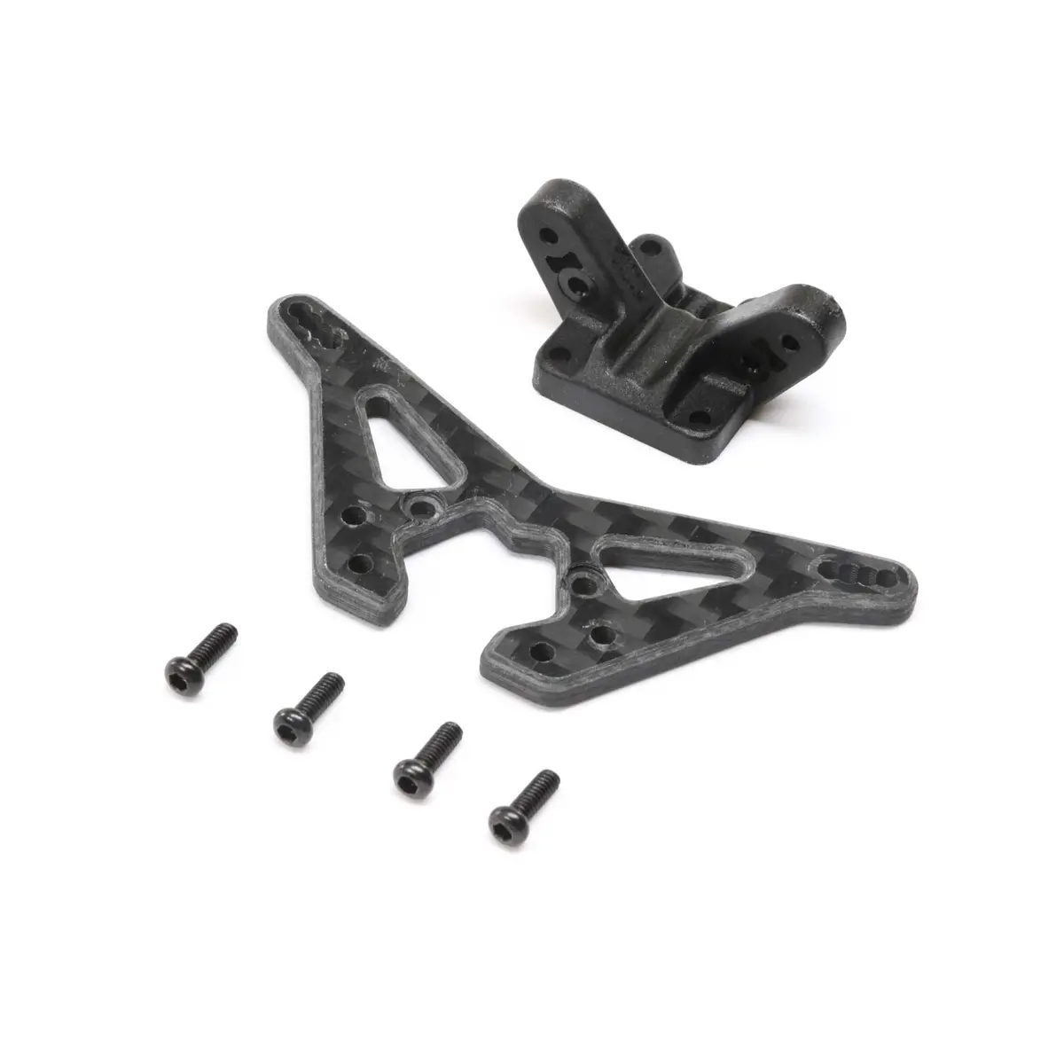 Carbon Rear Shock Tower: Mini-B, Bl 1