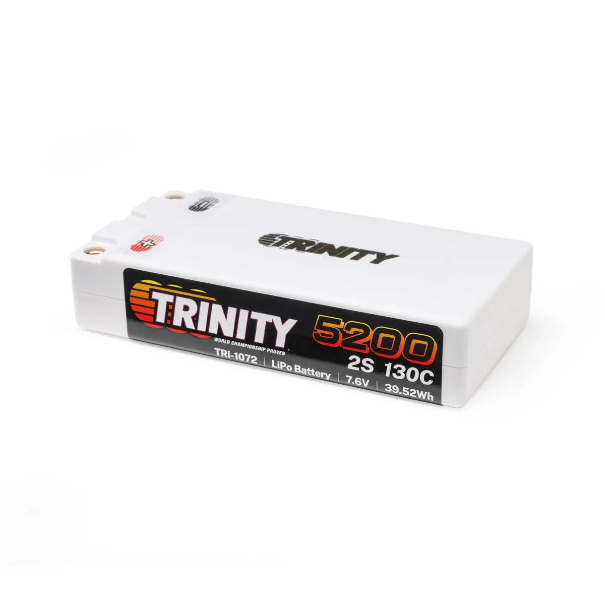 Team Trinity 7.4V 5200Mah 2S 130C Shorty Lipo Battery: 5Mm Bullets Tri-1072 1