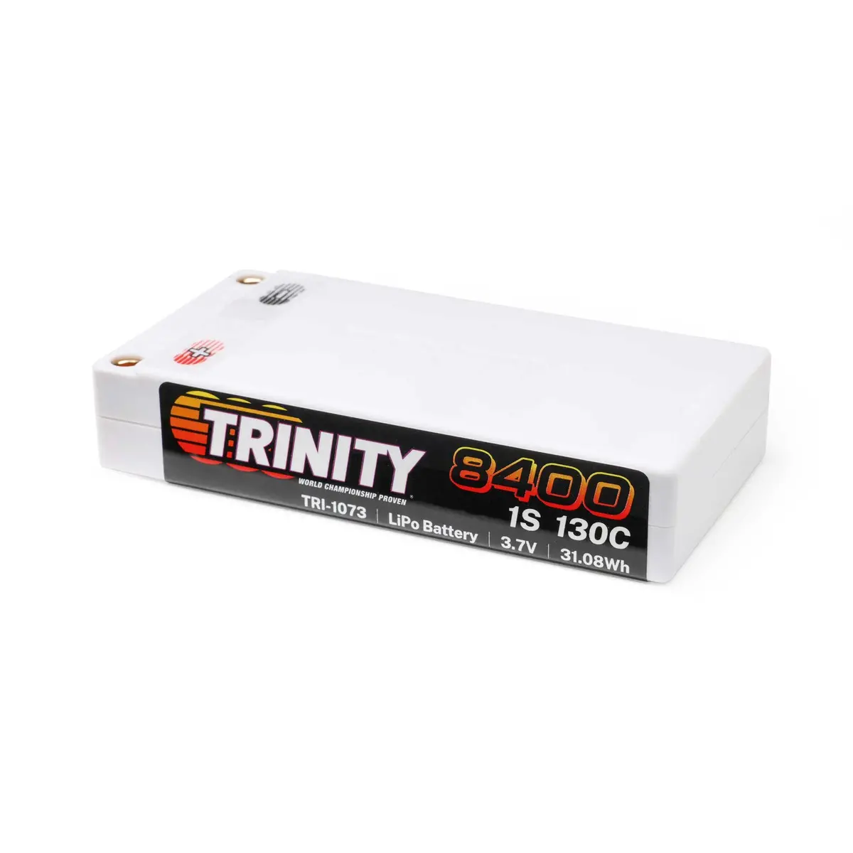 Team Trinity 3.7V 8400Mah 1S 130C Shorty Lipo Battery: 5Mm Bullets Tri-1073 1
