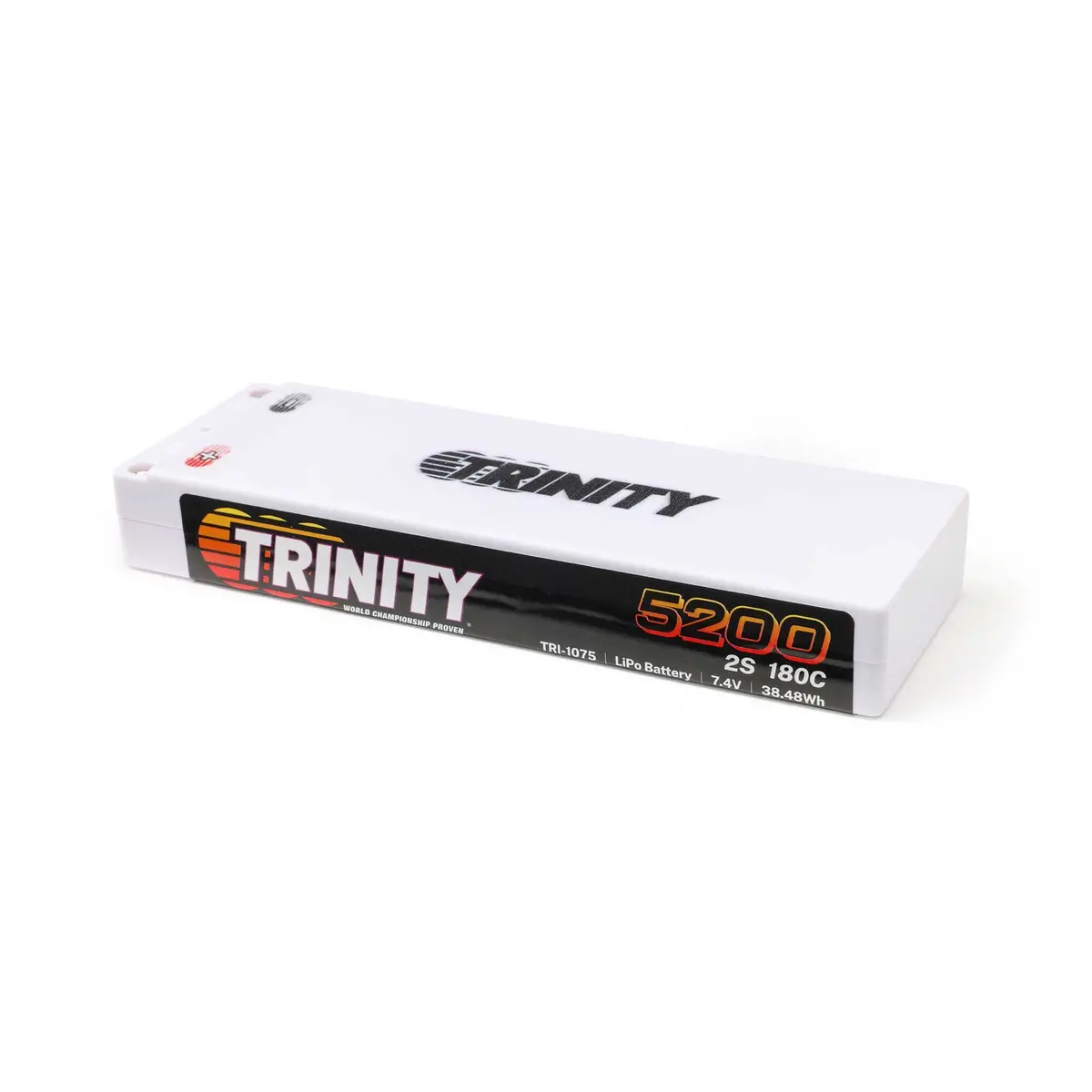 Team Trinity 7.4V 5200Mah 2S 180C Stick Lipo Battery: 5Mm Bullets Tri-1075 1