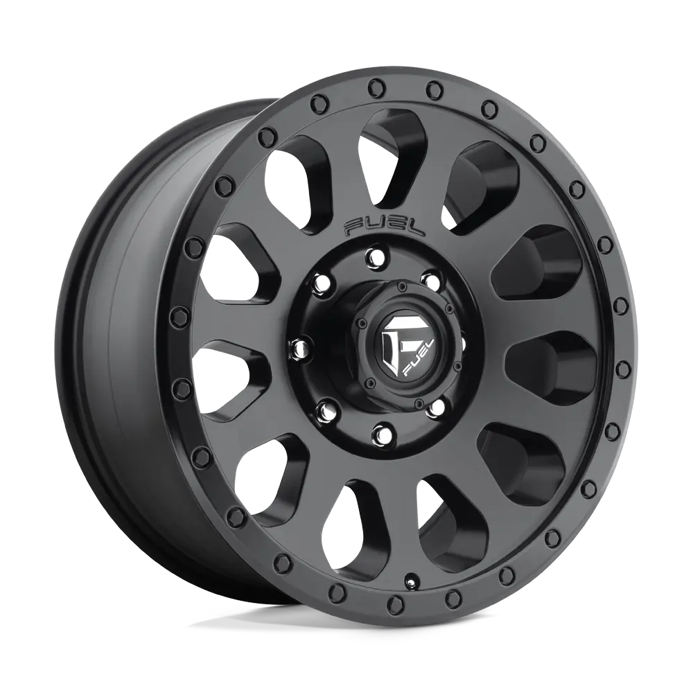 16x8 Matte Black Alloy Wheel – 20mm Offset, Single Piece