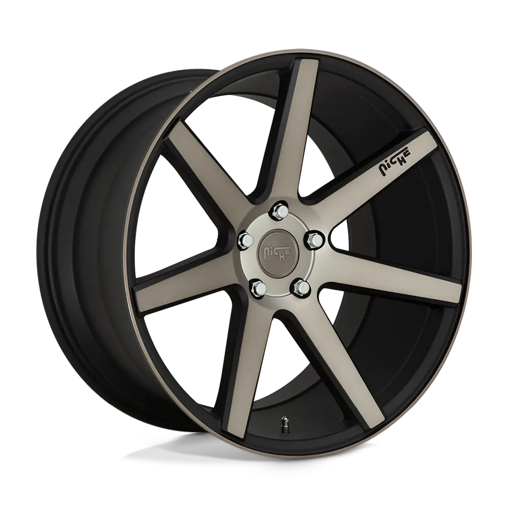 18x8 Matte Black Machined Alloy Wheel – 40mm Offset, Single Piece