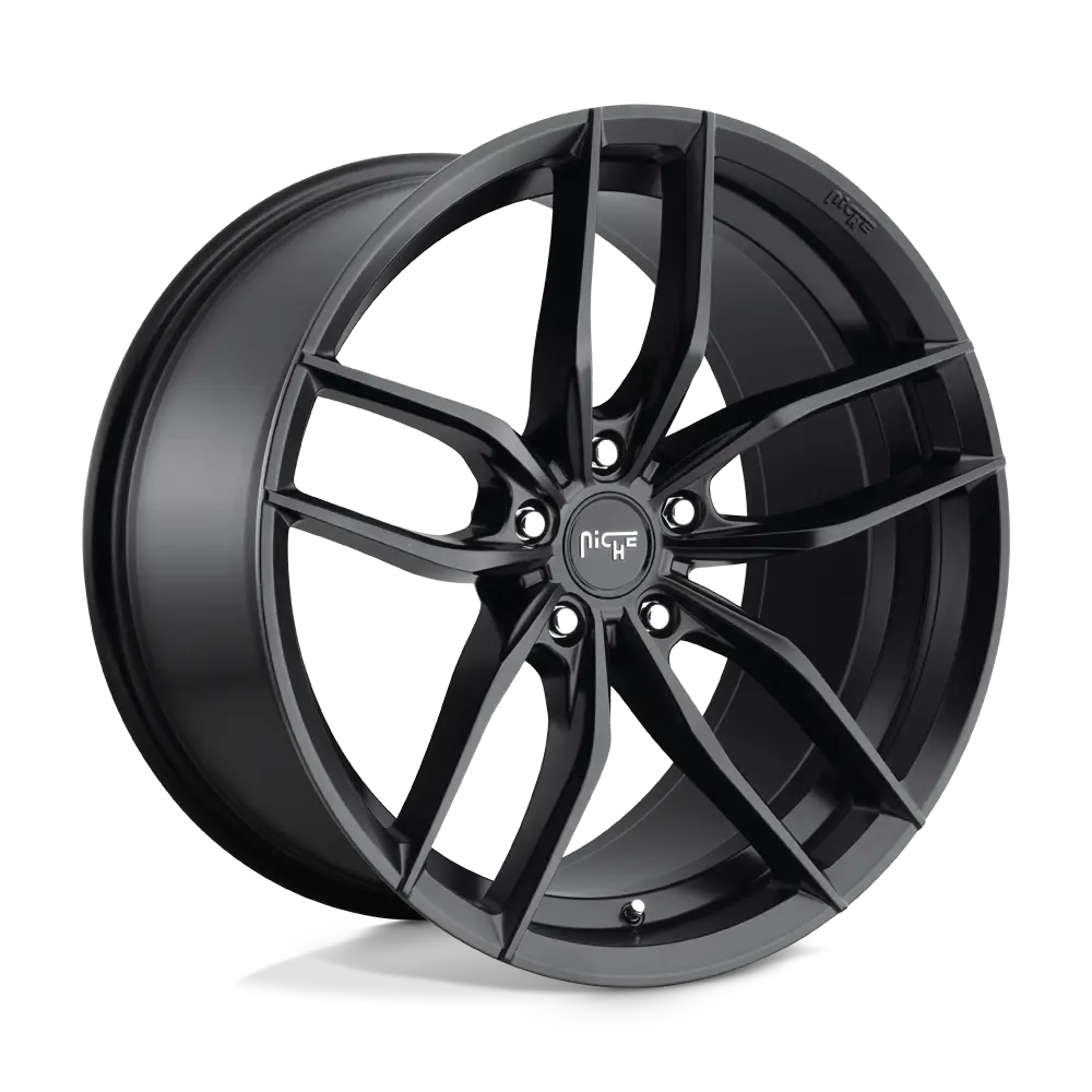 18x8 Matte Black Alloy Wheel – 40mm Offset, Single Piece