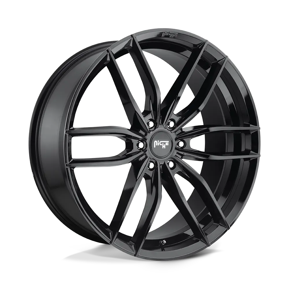 20X9 Gloss Black 40Mm Niche 1Pc Wheel 1
